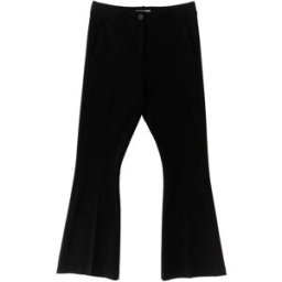 E.L.S.Y. Pantalone Flare Viscosa NERO 38