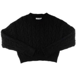 E.L.S.Y. Maglione a trecce NERO 44