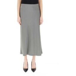 PATRIZIA PEPE Gonna in raso GRIGIO 44