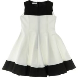 E.L.S.Y. Abito svasato smanicato PANNA 36