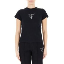 Guess T-shirt girocollo NERO XS