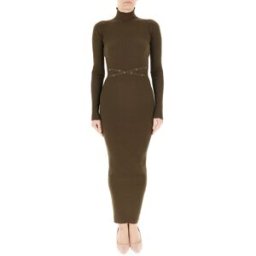 ANIYE BY Abito in maglia VERDE MILITARE S