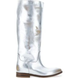 Strategia By Elena Iachi Stivali in pelle ARGENTO 38