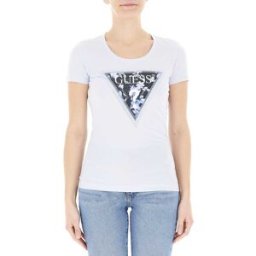 Guess T-shirt girocollo AZZURRO CHIARO M