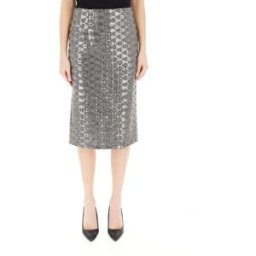 Dixie Gonna con paillettes ARGENTO S