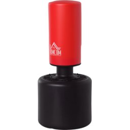 Homcom Sacco da Boxe da Terra con Altezza Regolabile (145-172cm) Base da Riempire con Acqua (100kg) Sabbia (120kg) Aosom