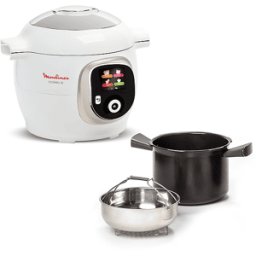 Moulinex COOKEO+ CE85BA10 MULTICOOKER, 1600 W, capacità ciotola 6 l, Bianco