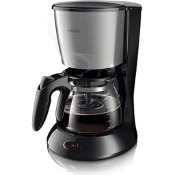 Philips Daily CollectionHD7462/20 macchina caffè americano, Nero e metallo