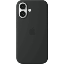 Apple Custodia MagSafe in silicone per iPhone 16 - Nero