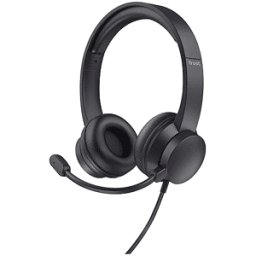 Trust AYDA PC HEADSET CUFFIE PC, Black