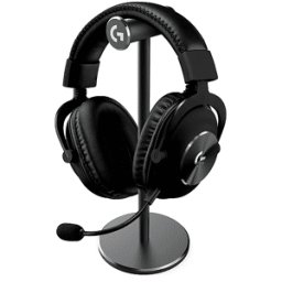 Logitech PRO X headset + Stand CUFFIE GAMING, Nero