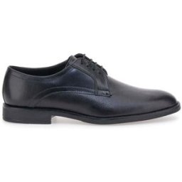 Scarpe Stringate Nere In Vera Pelle Max Dillan 401 43