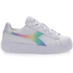 Sneakers Bianche e Arcobaleno Diadora Game Step PS 32