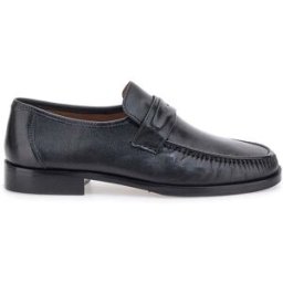 Mocassini Neri In Vera Pelle Claremorris 567 41