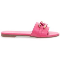 Ciabatte Flat Rosa Con Catena Mon Dieu 3396 39