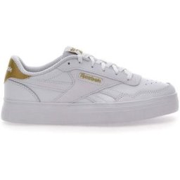 Sneakers Bianche Con Dettagli Oro Reebok Court Advance Bold 38