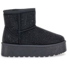 Stivaletti con Strass Neri Pittarello Glam 1302 39