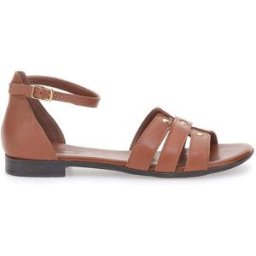 Sandali Marroni Bassi in Vera Pelle Pittarello Look 225485 36