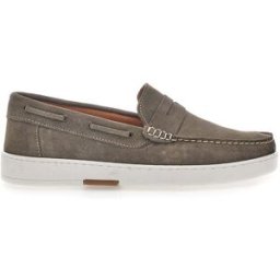 Scarpe Stringate Taupe In Vera Pelle Scamosciata Max Dillan 420 42
