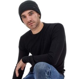 CLASS Berretto in maglia Nero Gian Marco Venturi 73116 --