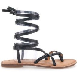 CAFÈ COST Sandali Lace-Up Neri Con Suola Flat Cafe' Cost 95121 39
