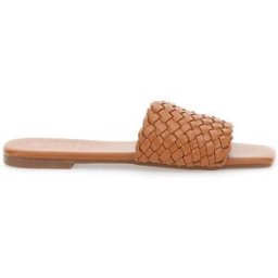 Ciabatte Flat Cognac Con Fascia Incrociata Mon Dieu 5410 37