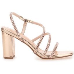 Sandali Oro Rosa Con Cinturino e Dettagli Brillanti The First 255 37