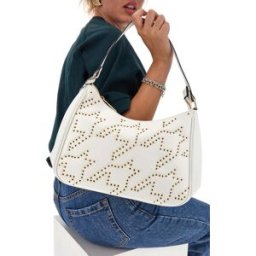 Borsa a Spalla Bianca Con Tracolla Lancetti Norvil 109-3 --