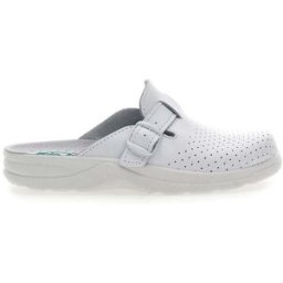 Ciabatte Bianche in Vera Pelle Bio Up 629 41