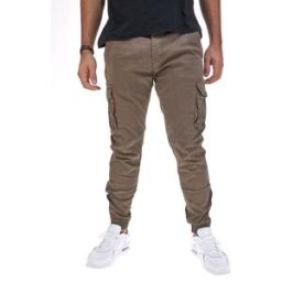 Pantaloni Cargo con Polsino Khaki Boardman 2750 36