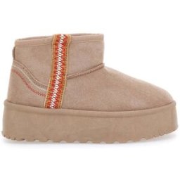 ME & ME Stivaletti Beige Con Pelo e Flatform ME&ME 002 38
