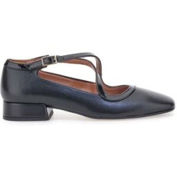 Ballerine Mary Jane Nere Con Tacco Basso Pittarello C1516 36