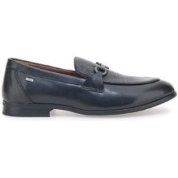Mocassino Blu con Mesetto Argento Solo Soprani 41818 45