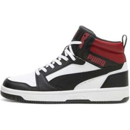 Sneakers Alte Bianche con dettagli neri e rossi Puma Rebound V6 39232624 44½