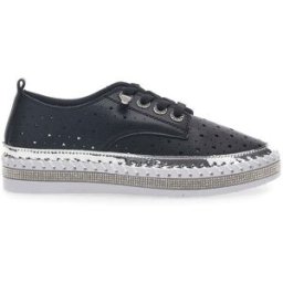 Scarpe Stringate Nere con Strass Cafè Cost 23011 37