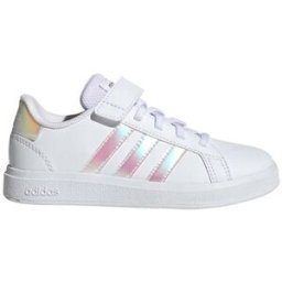 Sneakers Bianche Con Strappo in Velcro Adidas Grand Court 2 El 32