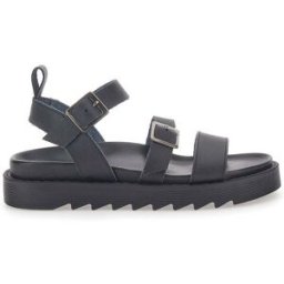 Sandali Neri in Vera Pelle da Donna Pittarello Capsule 27152 38