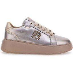 Sneakers Tortora effetto metallizzato LAURA BIAGIOTTI 93939376 37