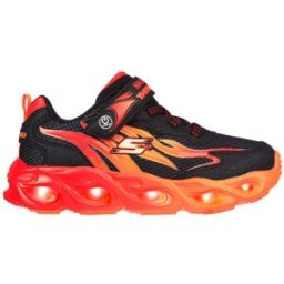 Sneakers Rosse con Fiamme da Bimbi Skechers Thermo Flash-Heat Flux 33