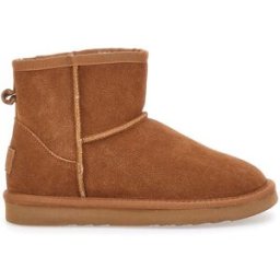 Stivaletti Marroni in Vera Pelle Scamosciata con Pelo Pittarello Wow 3551 36