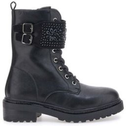 ME & ME Anfibi neri con cerniera laterale e fascia frontale ME&ME RQ24W13D 39