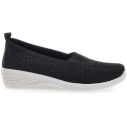Sneakers Slip On Nere con Strass Me & Me 090246 39