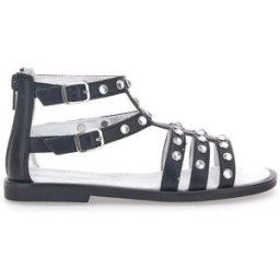 Sandali Neri con Strass Laura Biagiotti 9034 33