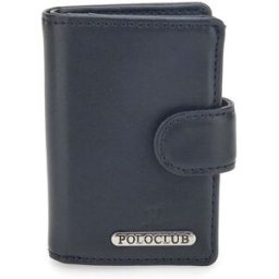 Porta Carte Nero Con Schermatura Anti-Smagnetizzazione Card 20 Polo Club --