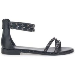 Sandali Bassi Neri con Borchie Me & Me 2535 38