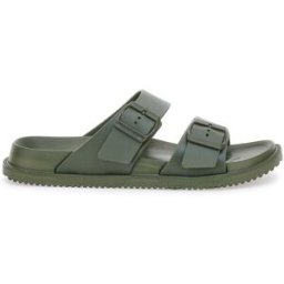 Ciabatte Verde Militare Con Doppia Fascia 2T2L 72593 40/41