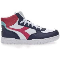 Sneakers Diadora Raptor Mid GS Bianche, Blu e Fuxia 38