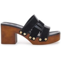 Zoccoli Neri Con Tacco 9 cm Pittarello Love 5387 38