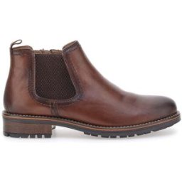 Scarpa Stringata Alta In Vera Pelle Marrone Altemberg 2412 41