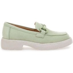 Mocassini Verde Pastello Con Morsetto Le Havre Paris 230052 37